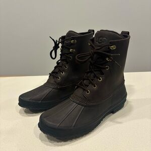 UGG Men's Brown Boots Waterproof Size 12